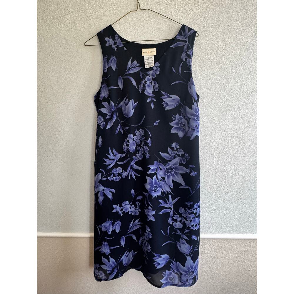 Jaclyn Smith Vintage Floral Tank Dress Size 8